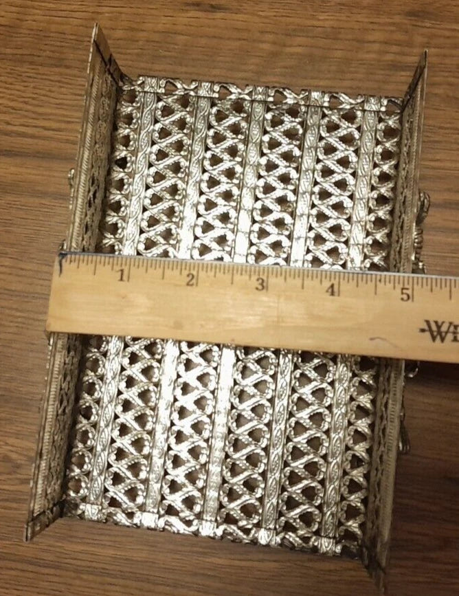 Lot Of 2 Vintage Gold Tone Hollywood Regency Metal Tissue Box Cover Holder | eBay