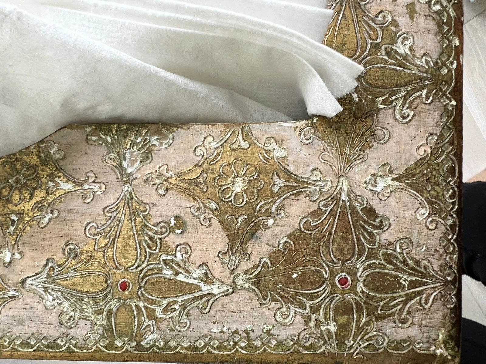 Pink Italian Florentine Tissue Box | eBay