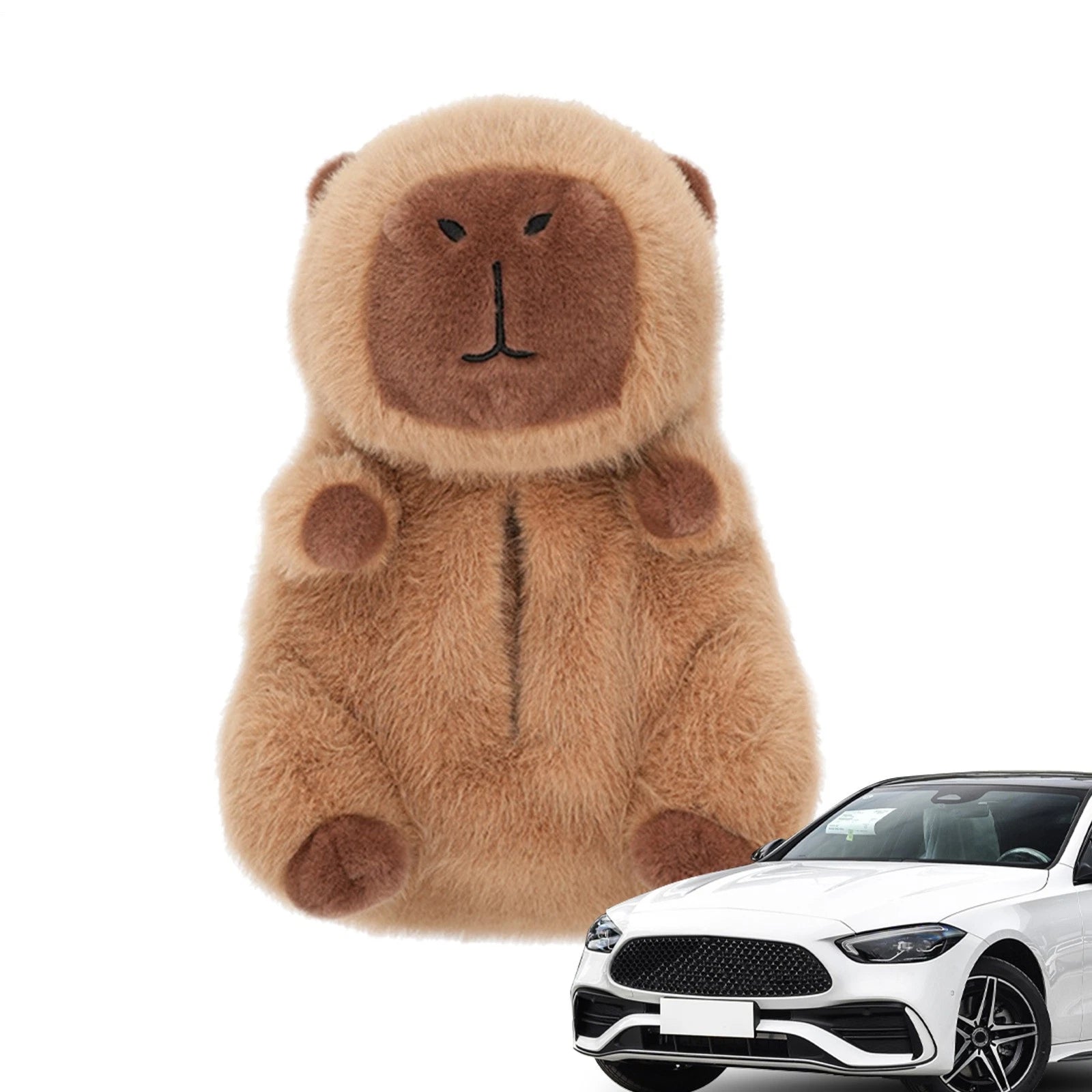 Plush Tissue Box for Car Zippered Cartoon Capybara Tissue Box for Automobile | eBay