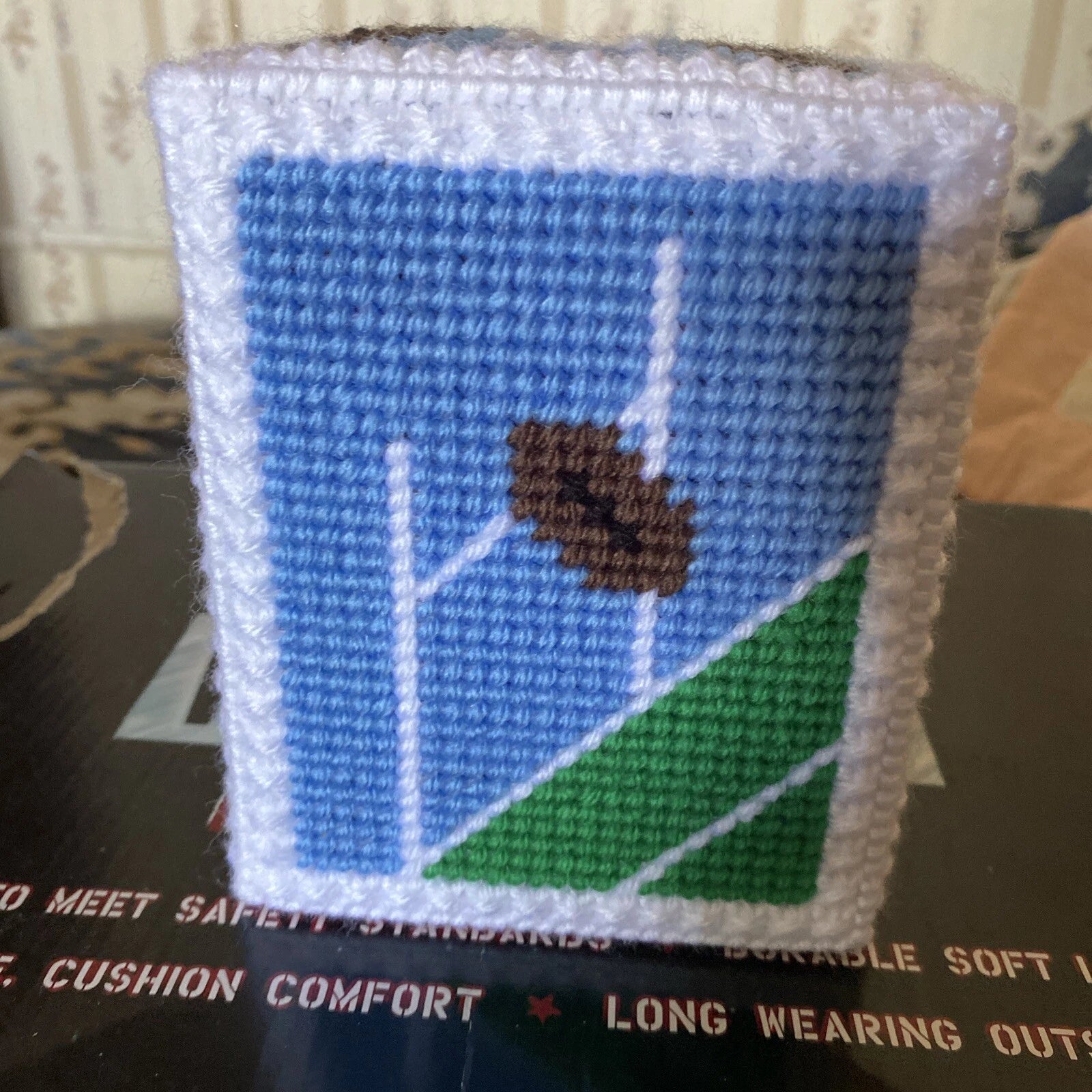 Handmade Plastic Craft Tissue Box Cover / Football Theme | eBay