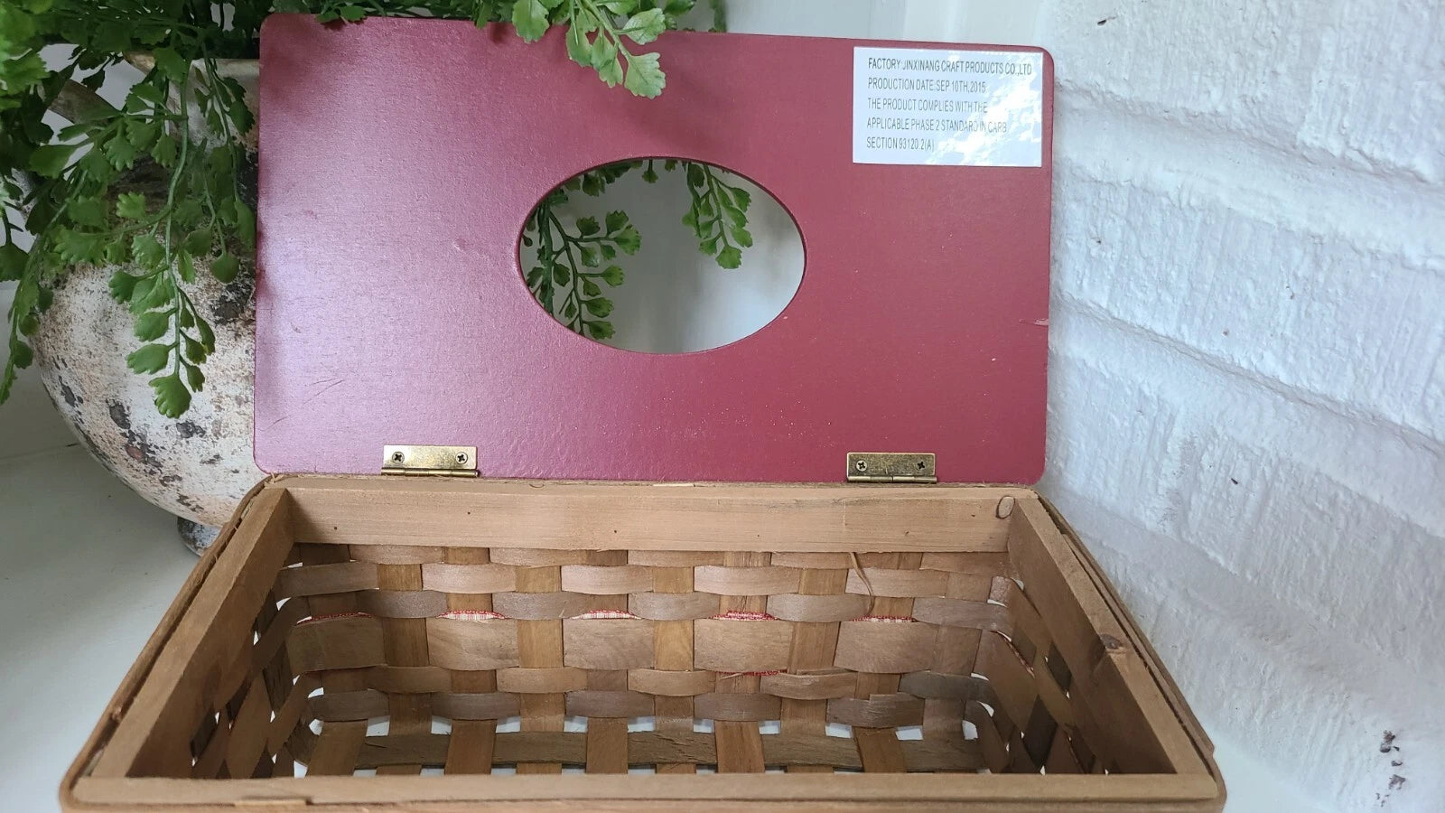 Set Of 2 Red White Star Tissue Box Rectangular & Square Hinged Tissue Box Holder | eBay