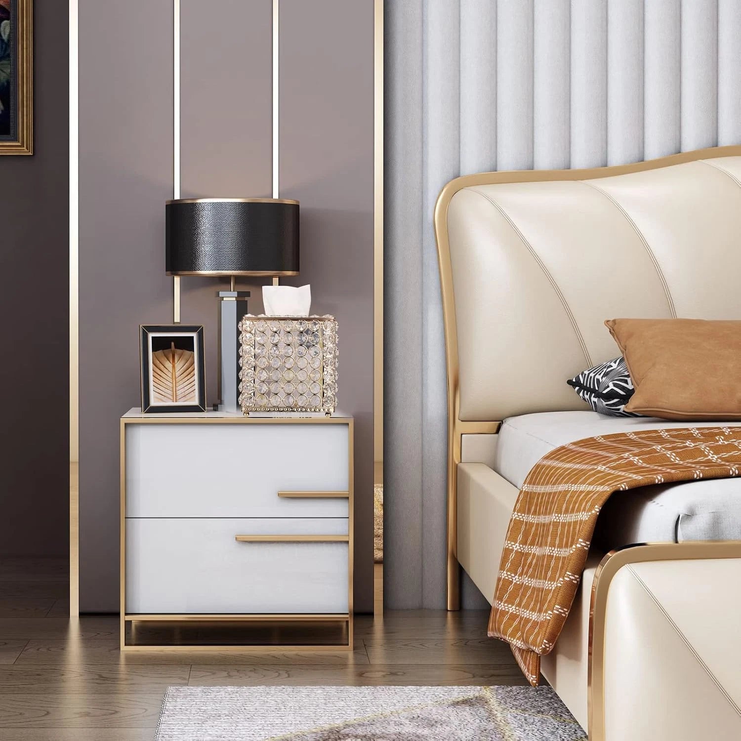 Crystal Square Tissue Box Cover - Sparkling Glass Cube Tissue Box Holder, Decora | eBay