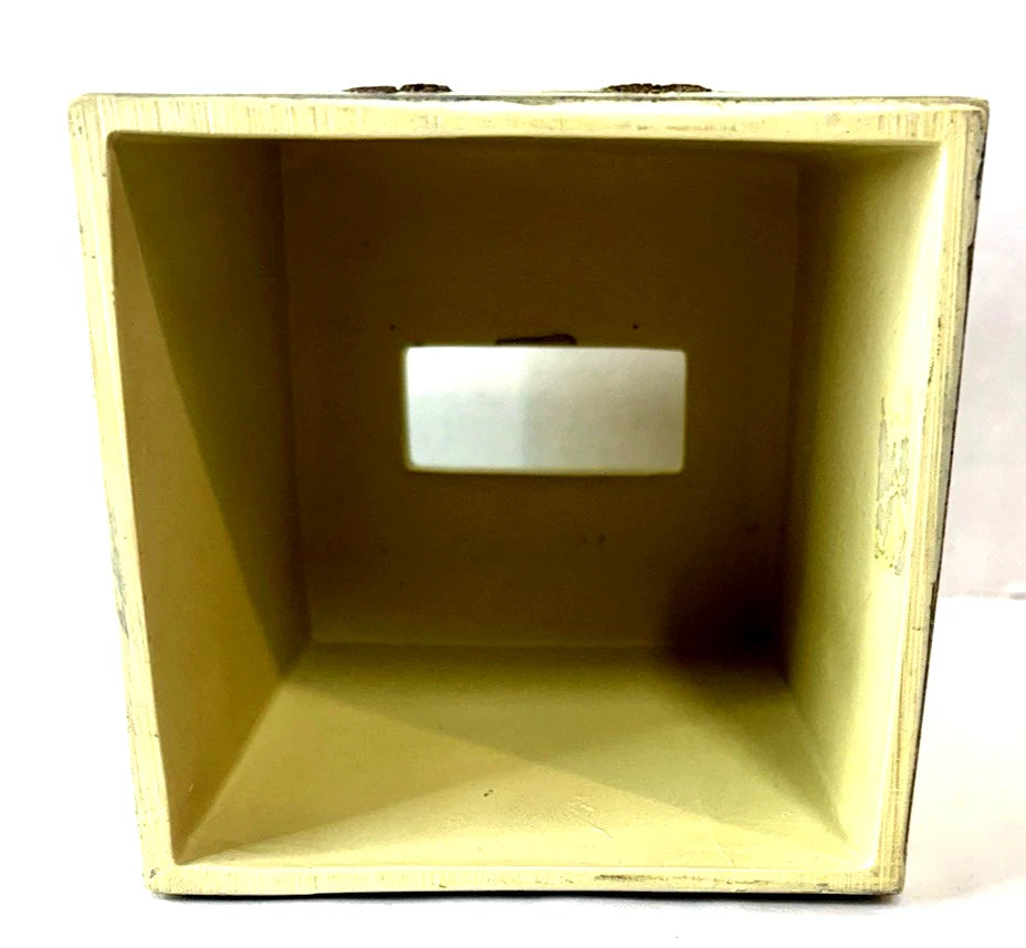 Designer Donna Sharp Rustic Yellow Pinecone Tissue Box Cover Resin | eBay