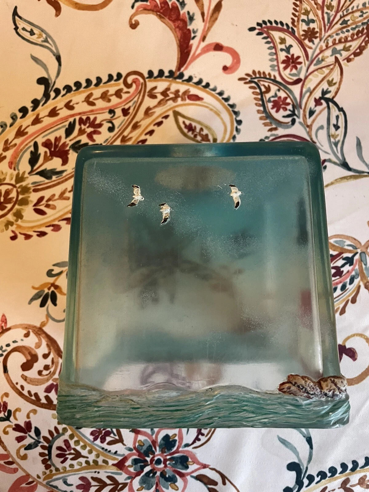 Dean Miller Lighthouse Dolphin Resin. Tissue Box Holder . Vintage | eBay