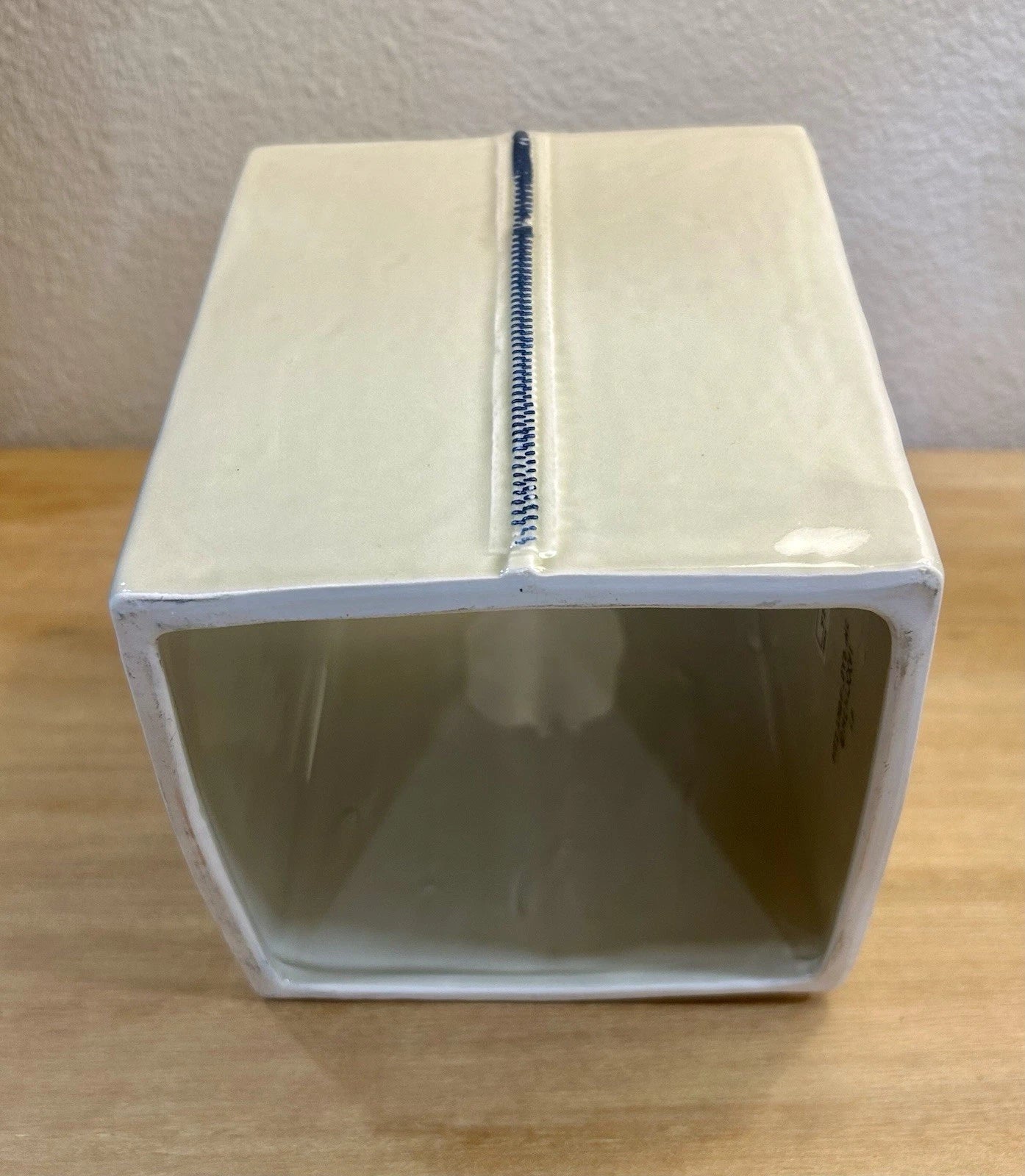 Fitz And Floyd Square Tissue Cover with Boy Hanging From Zipper | eBay