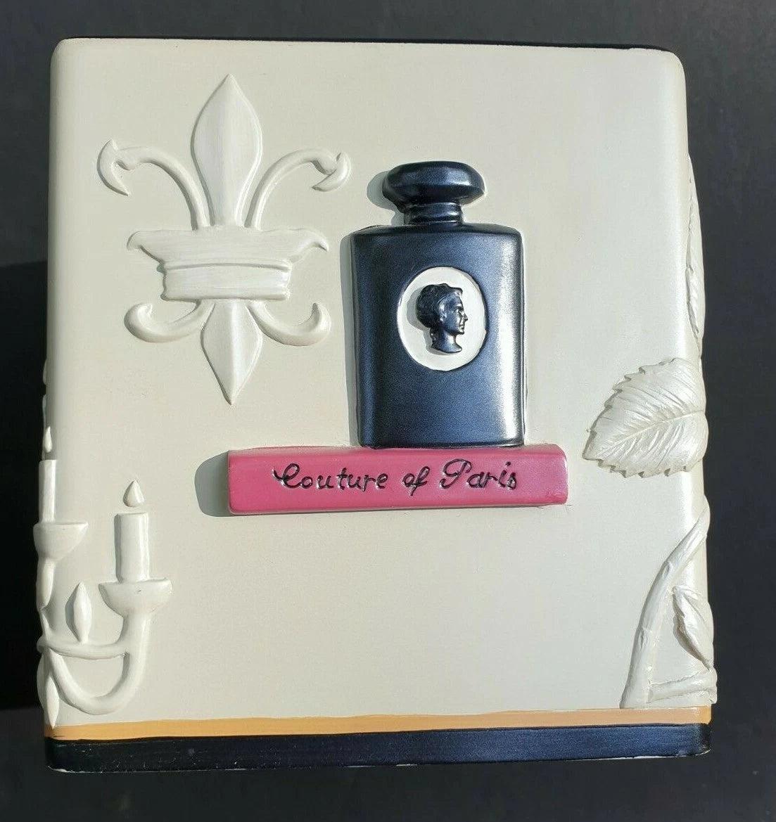 Avanti Fabulous Bath Tissue Box Cover Powder Room Paris Chic | eBay