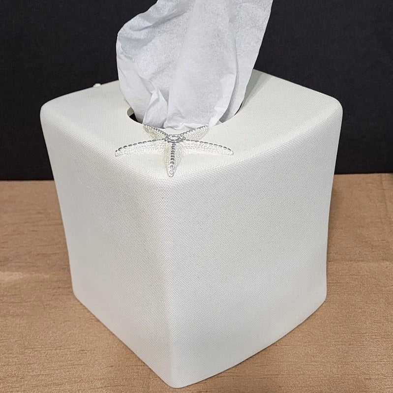 Tissue Box Cover Cream Square Bathroom Kleenex Accessories Facial Tissue Holder | eBay