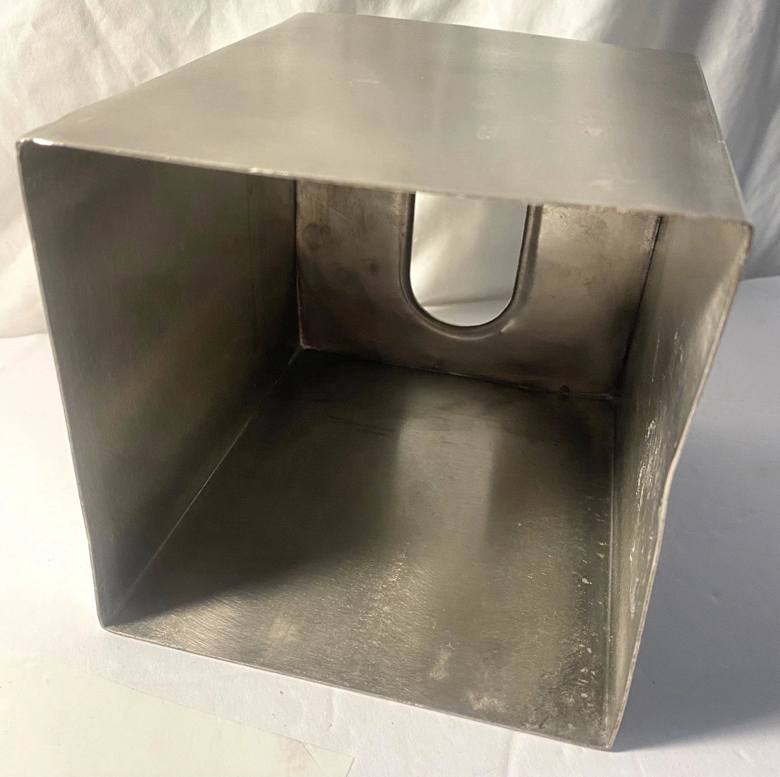 Silver Metal Tissue Box Cover With Design On 2 Sides | eBay