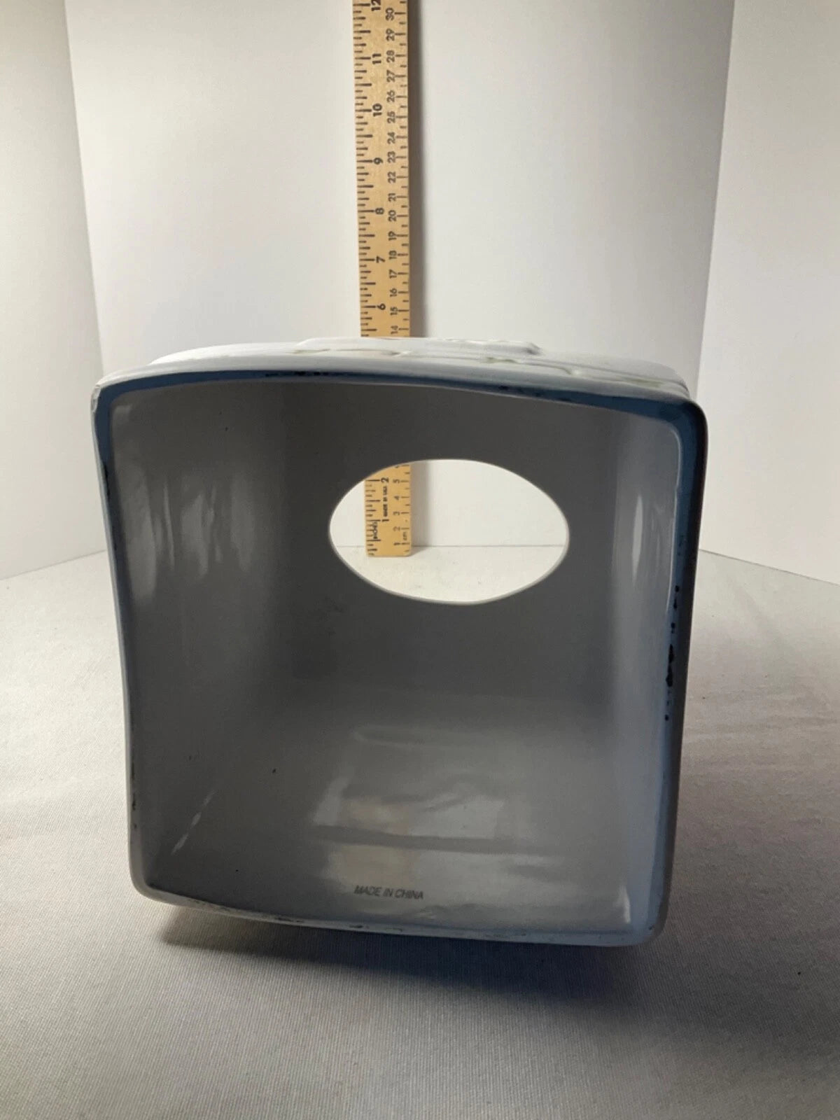 Ceramic decorative, tissue cover, square shape flaws | eBay