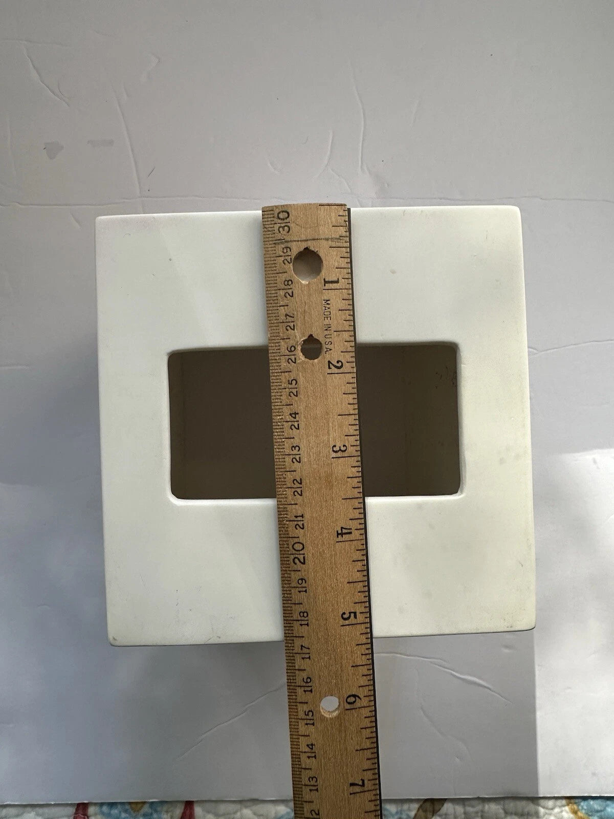 Nick & Nora Home Hogwash Ceramic Tissue Box Cover Holder Square Cube | eBay