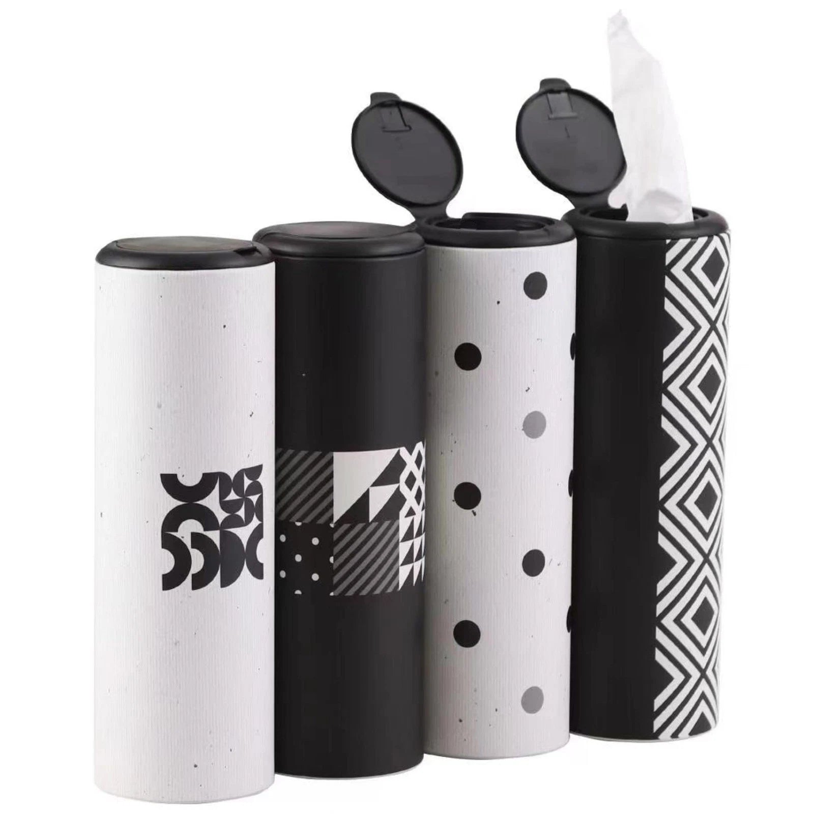 Car Tissue Holder with Facial Tissues Bulk - 4 PK Car Tissues Cylinder with C... | eBay