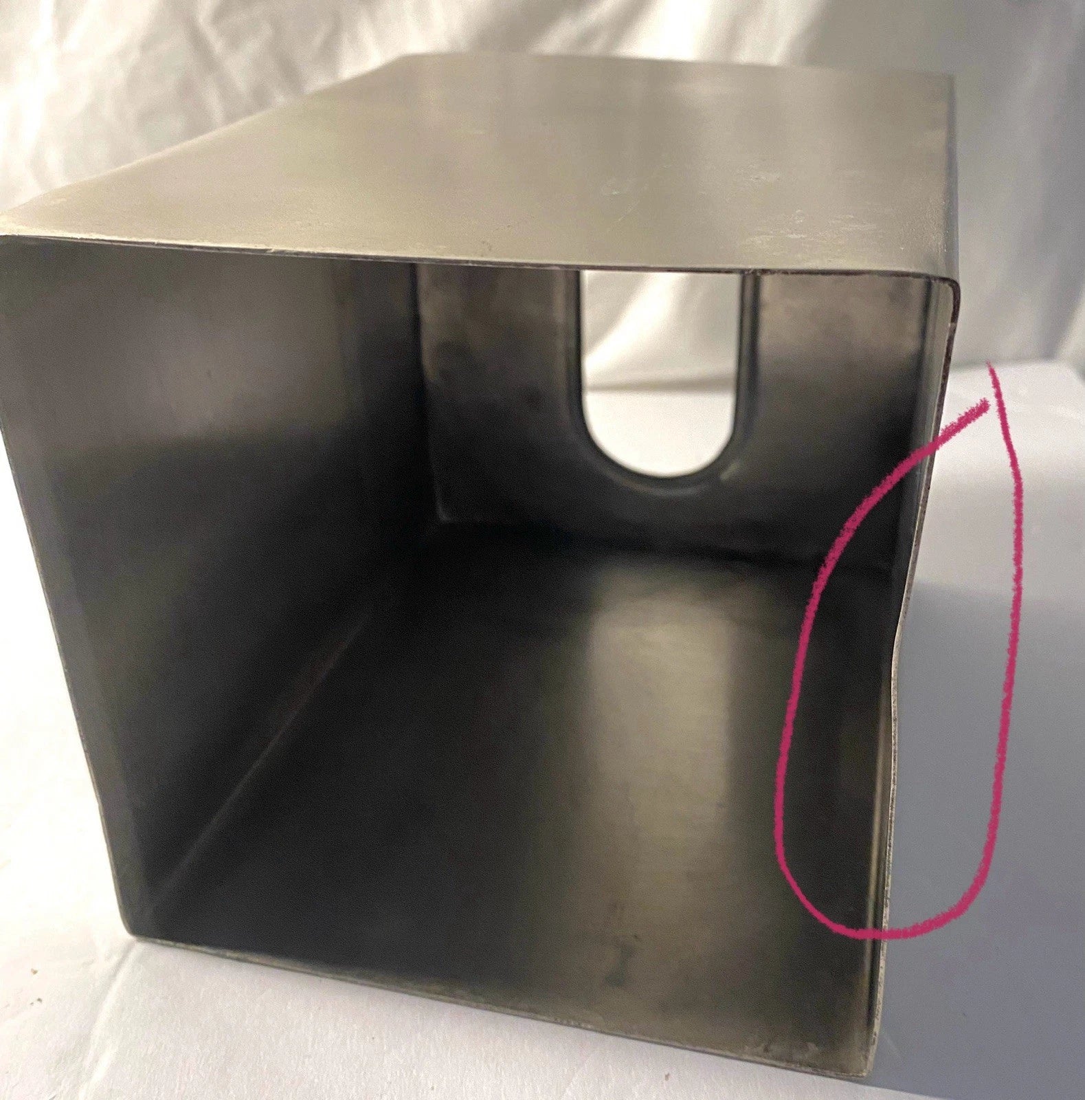 Silver Metal Tissue Box Cover With Design On 2 Sides | eBay