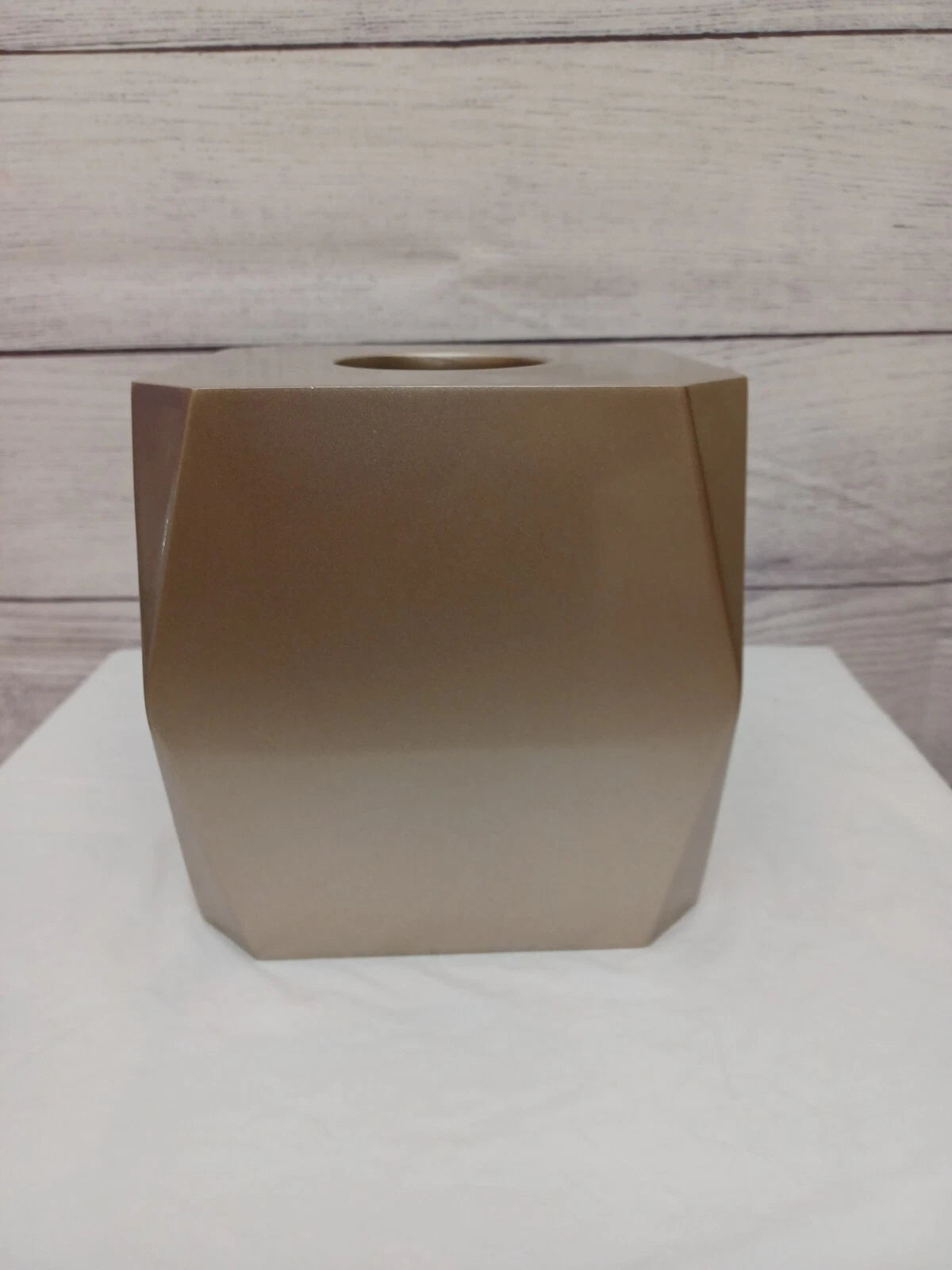 Taymor's Ice Gold Collection Square Boutique Tissue Box Cover | eBay