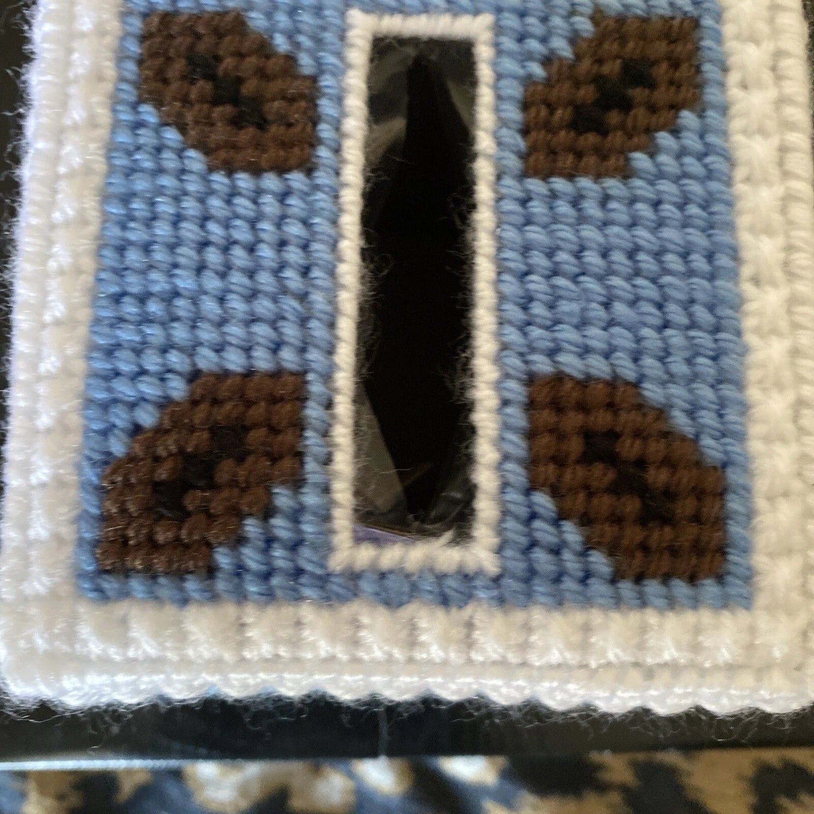 Handmade Plastic Craft Tissue Box Cover / Football Theme | eBay