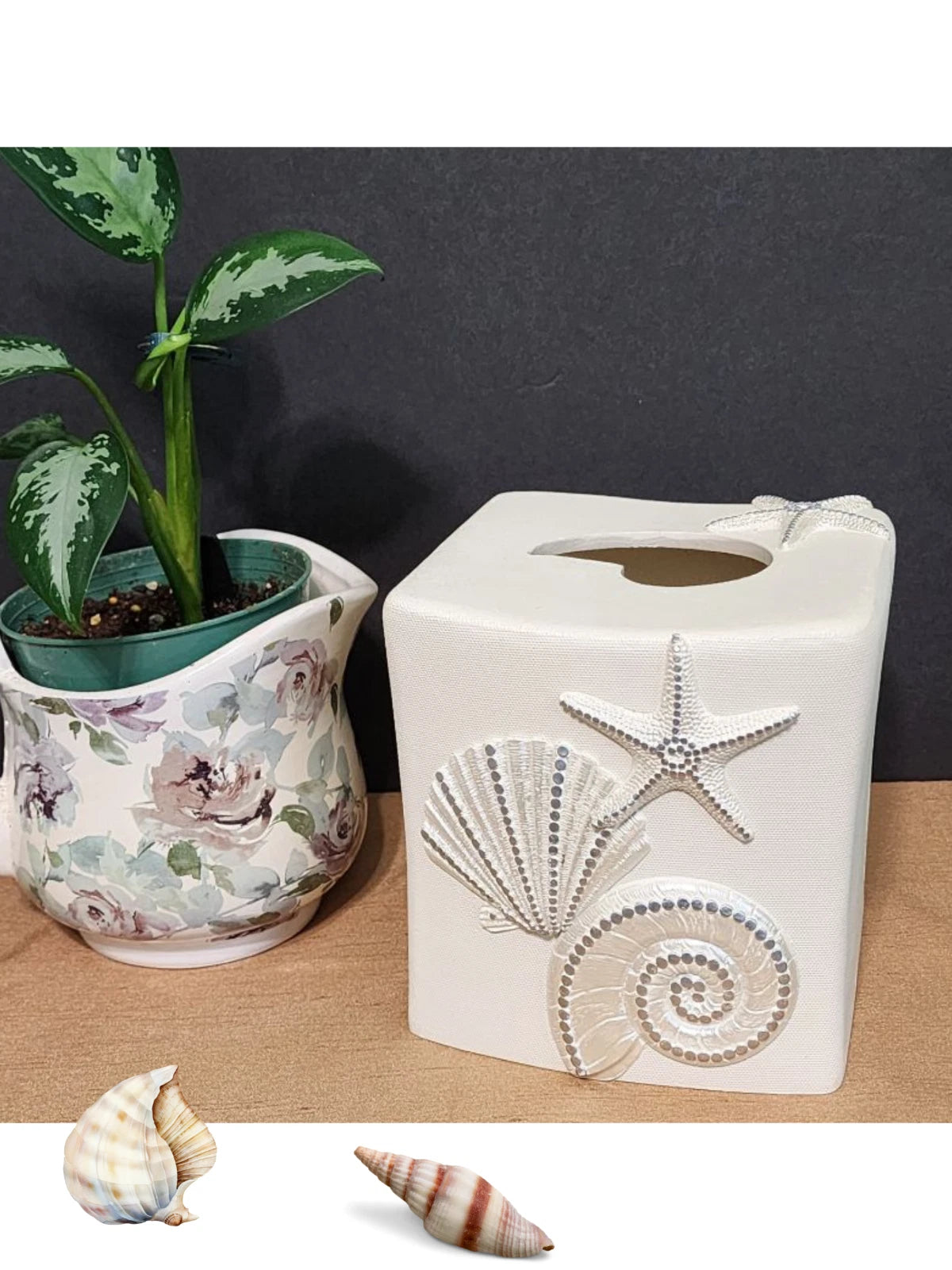 Tissue Box Cover Cream Square Bathroom Kleenex Accessories Facial Tissue Holder | eBay