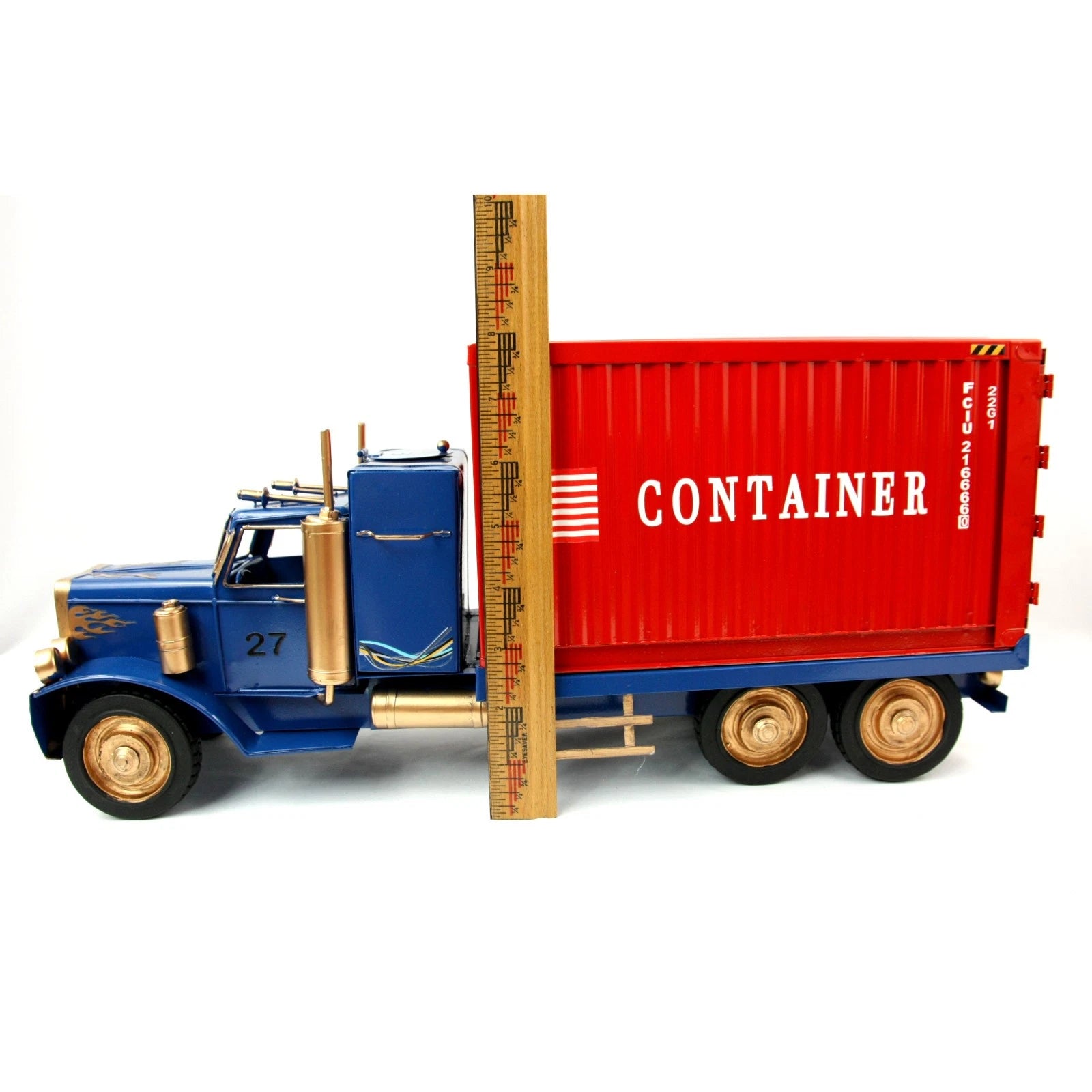 NEW Handcrafted Metal Trailer Truck Big Rig Tissue Box Holder Dispenser Cover | eBay