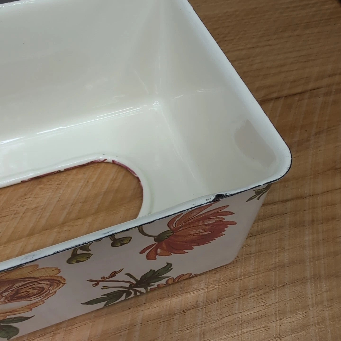 MacKenzie Childs Flower Market White Enamel Standard Tissue Box Holder Cover NWT | eBay