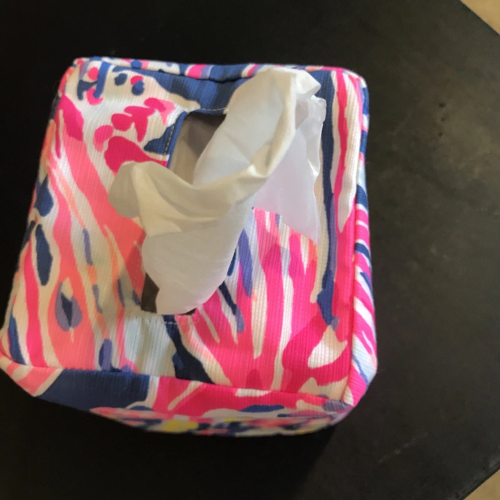 Lilly Pulitzer Square Tissue Box Fabric Cover 5x4 1/2”B | eBay