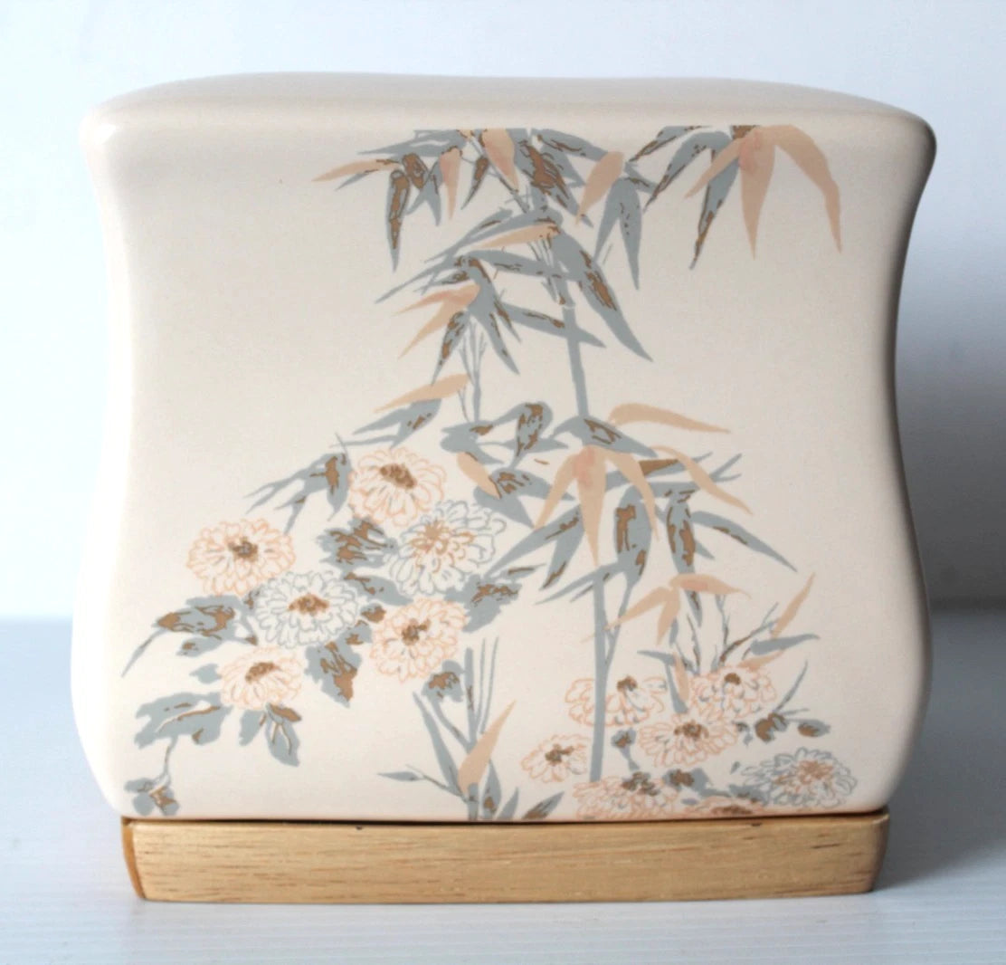 Joseph Abboud Nepal Bamboo Tissue Box Cover Asian Beige Ceramic Holder NBM58NAT | eBay