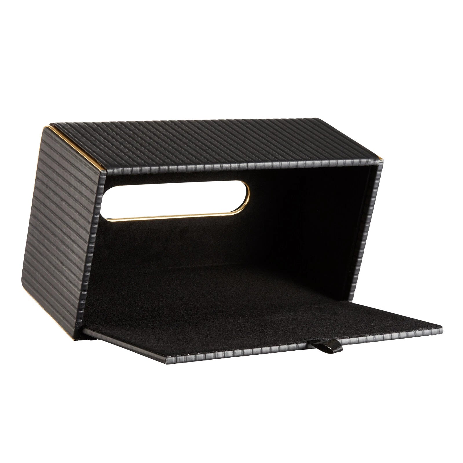 Mornington Black Leatherette Tissue Box Cover Rectangle| Bnb Supplies | eBay
