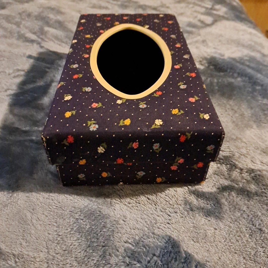 Vintage Tissue Paper Box Cover Rectangle Floral Design 10 X 6 | eBay