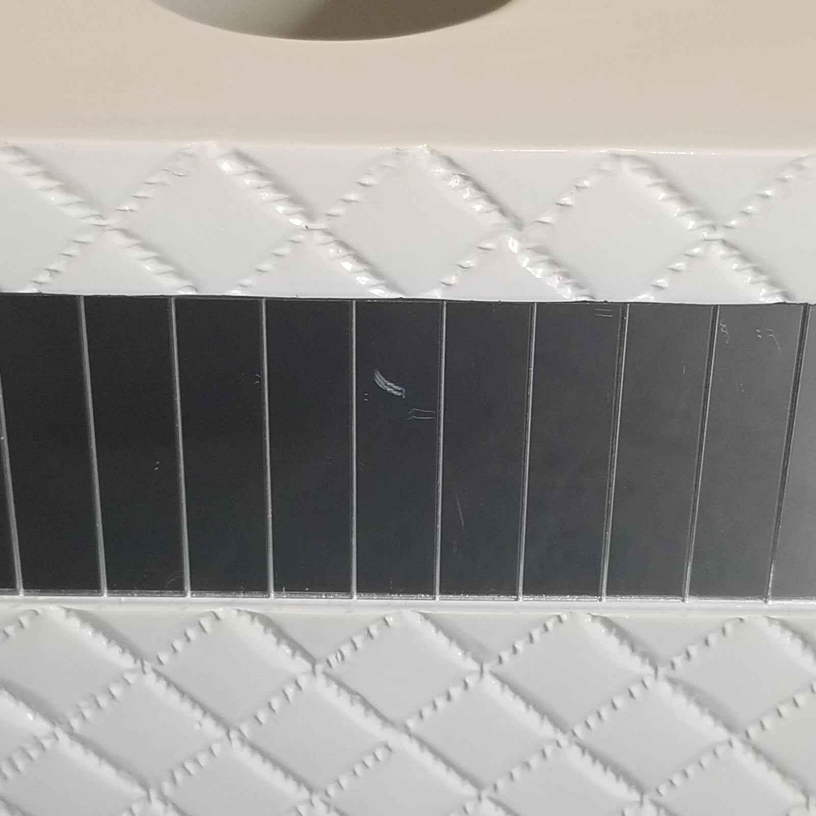 Creative Scents Square Mirrored White Tissue Box Holder Bathroom Decor | eBay