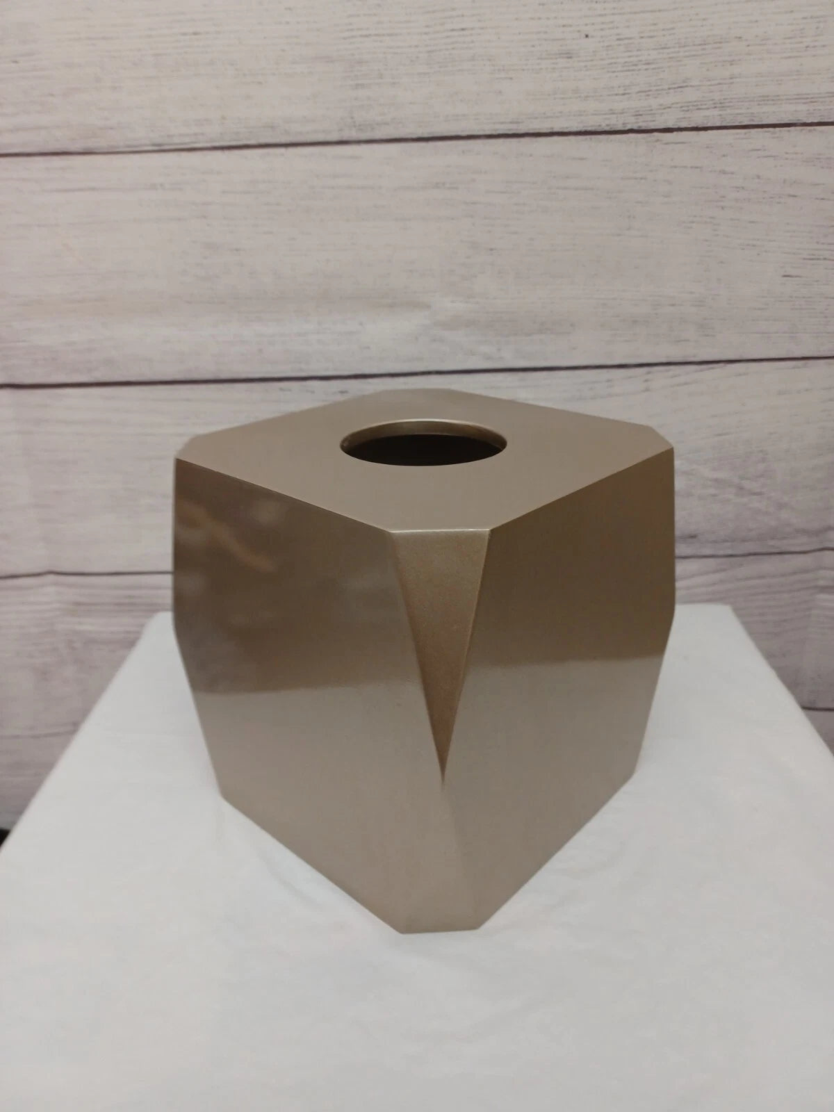 Taymor's Ice Gold Collection Square Boutique Tissue Box Cover | eBay