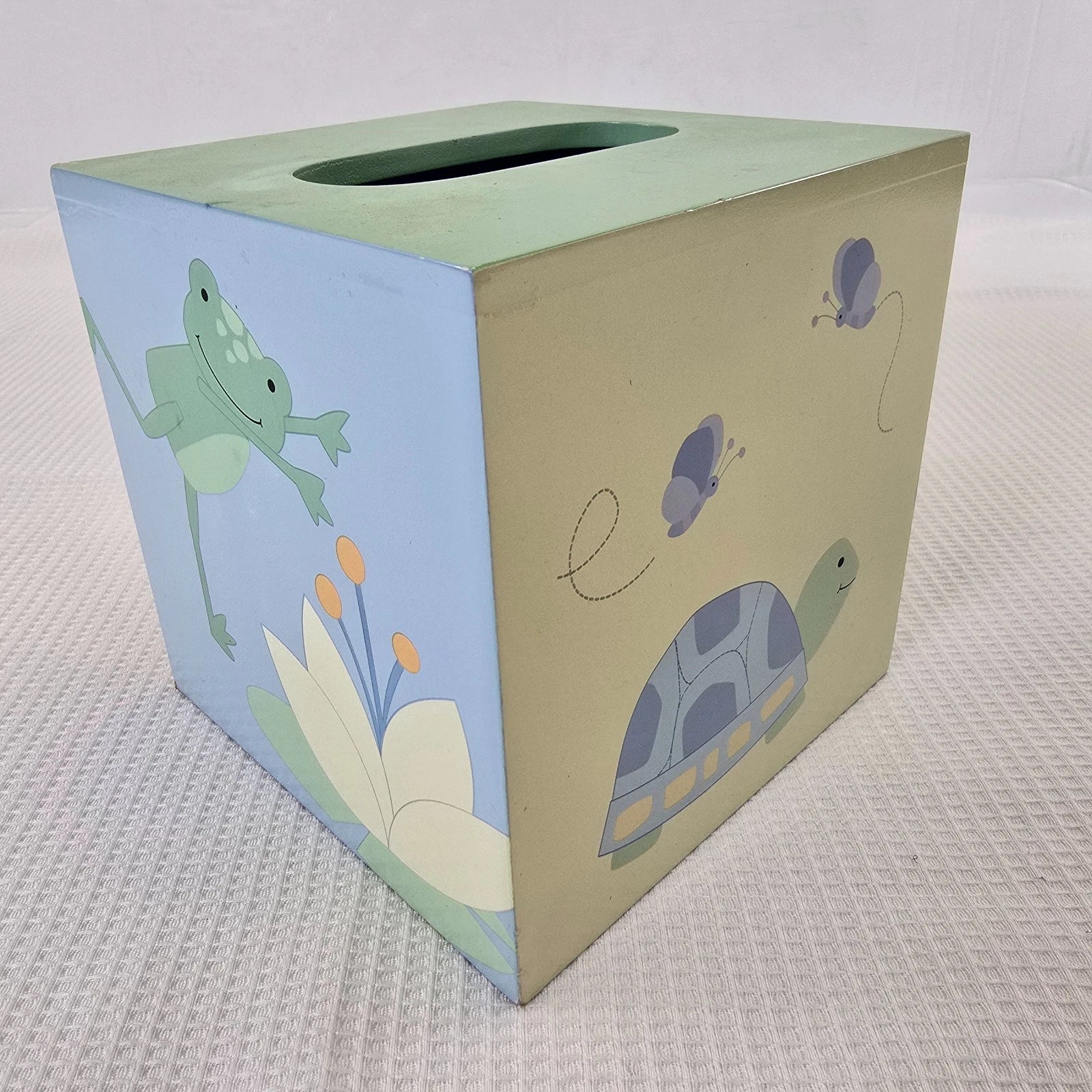 Vtg Kids Tissue Kleenex Box Cover Bathroom Frog Turtle Dragonfly Butterfly | eBay