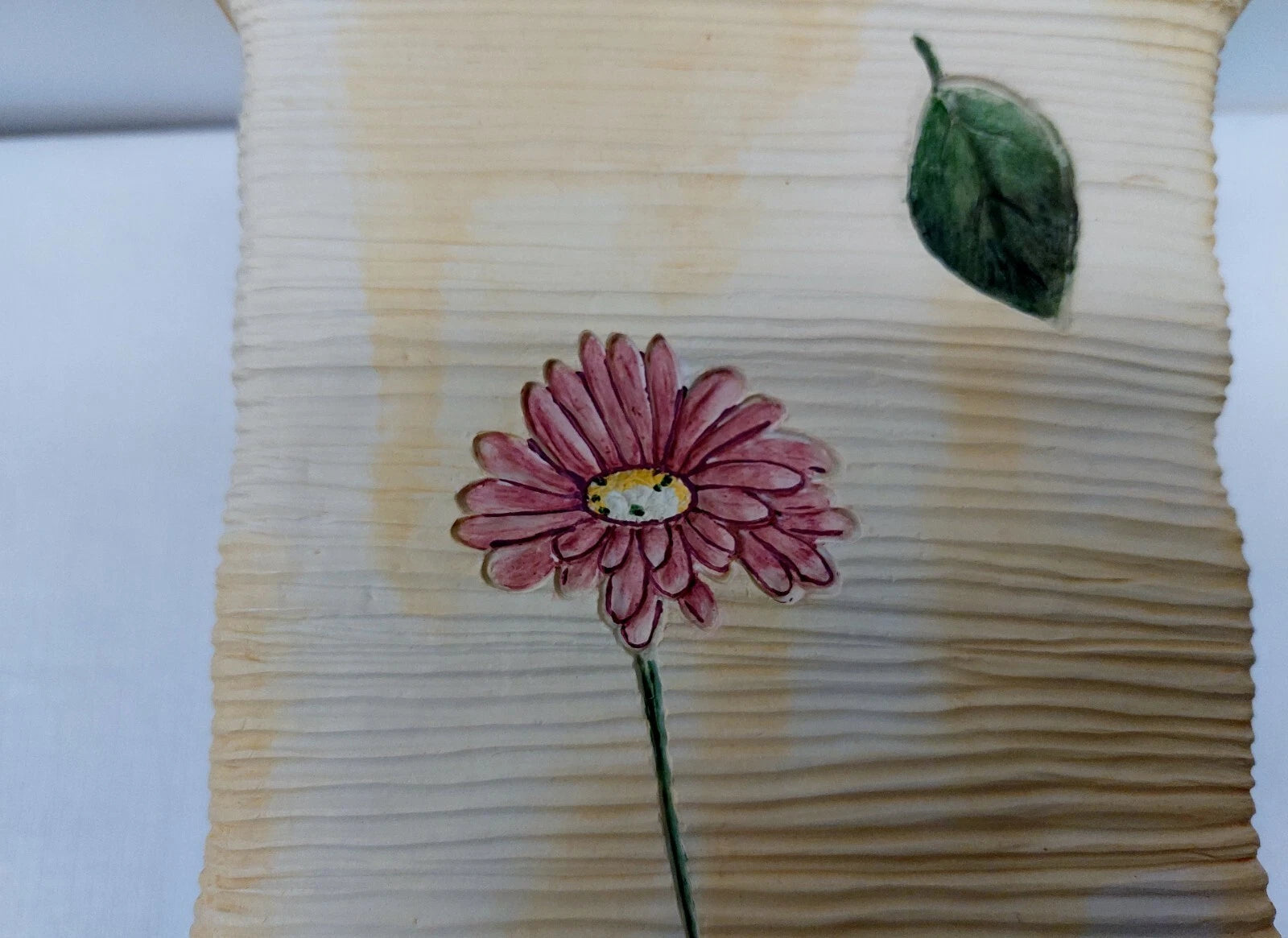 Tissue Box Cover Ceramic Floral Hand Painted Gazebo Carved Design by Covington | eBay