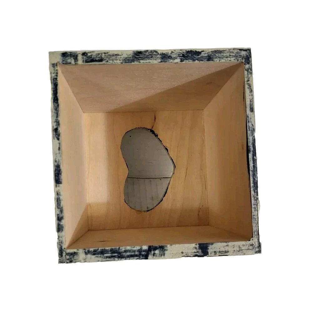 Raggedy Ann & Andy Square Wood Tissue Box Cover Hand Painted HEART SHAPE SLOT | eBay