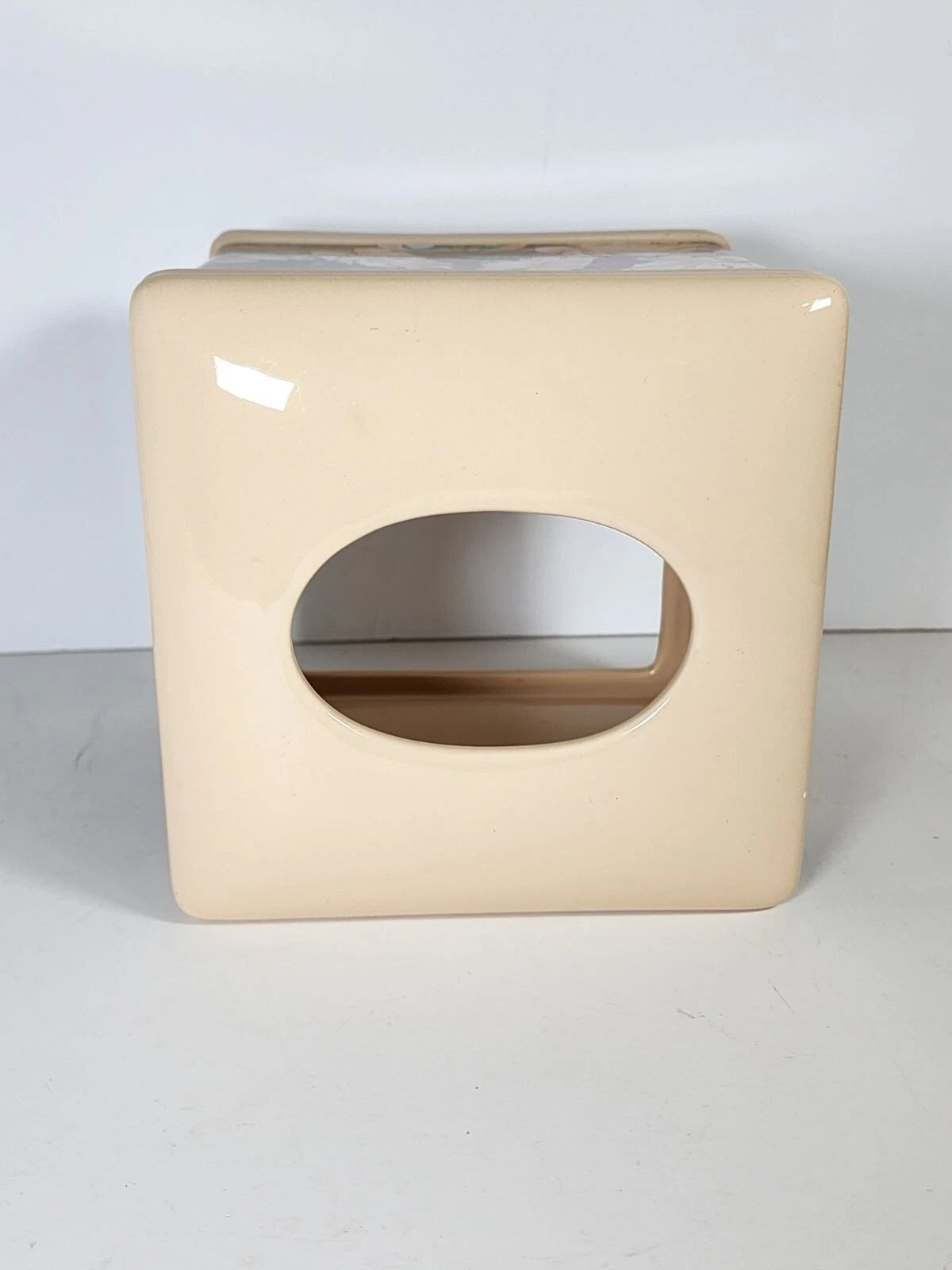 Tissue Box Cover Bathroom Accessories Square Ceramic Facial Kleenex Box Holder | eBay