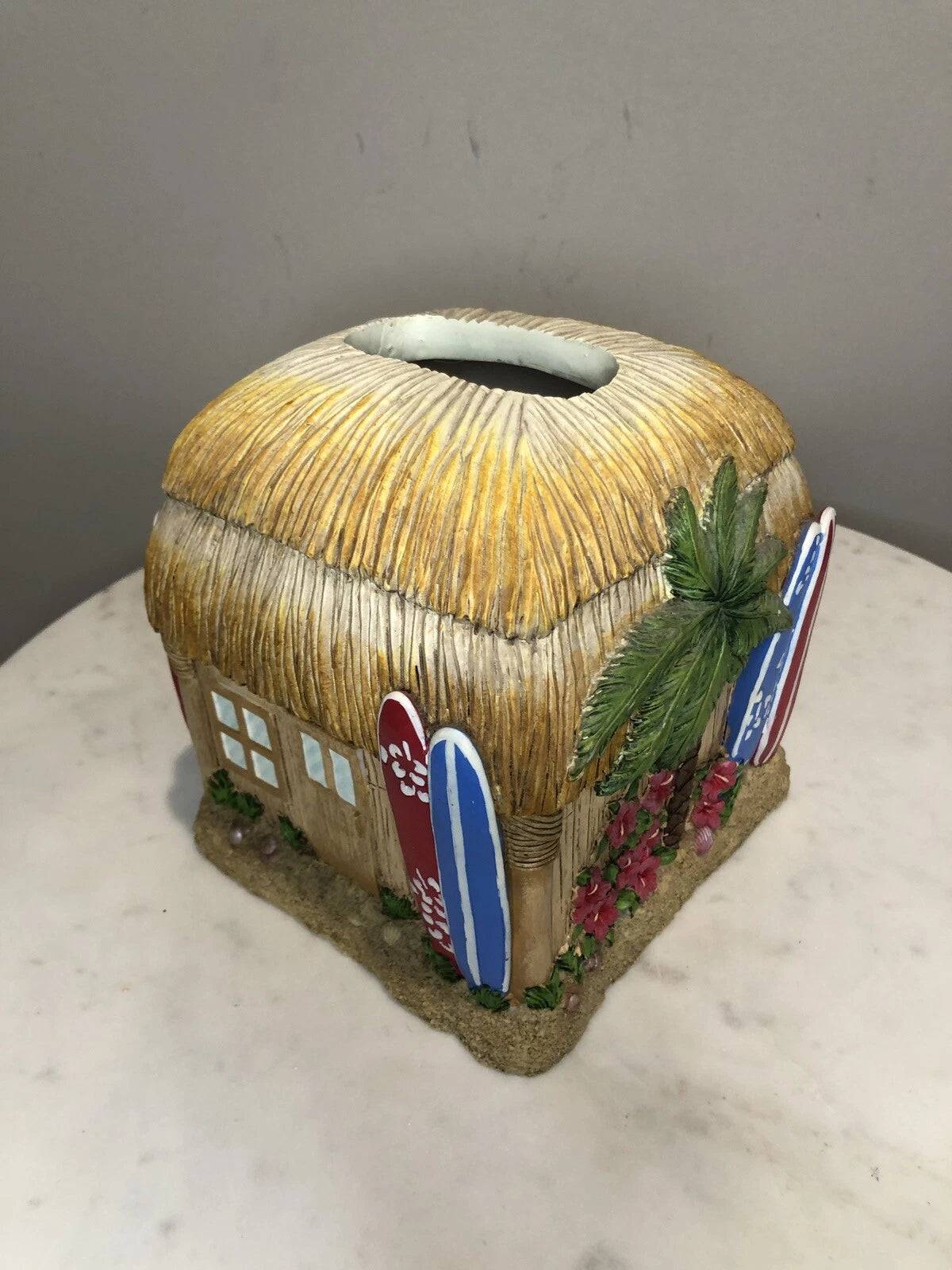 Kahuna Beach Tissue Box Cover Holder Tiki Izsy Bed Bath Beyond | eBay