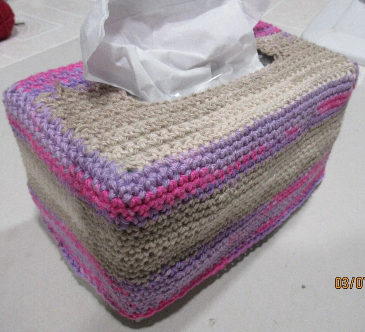 TISSUE BOX HOLDER..HOLDS LG TISSUE BOX | eBay