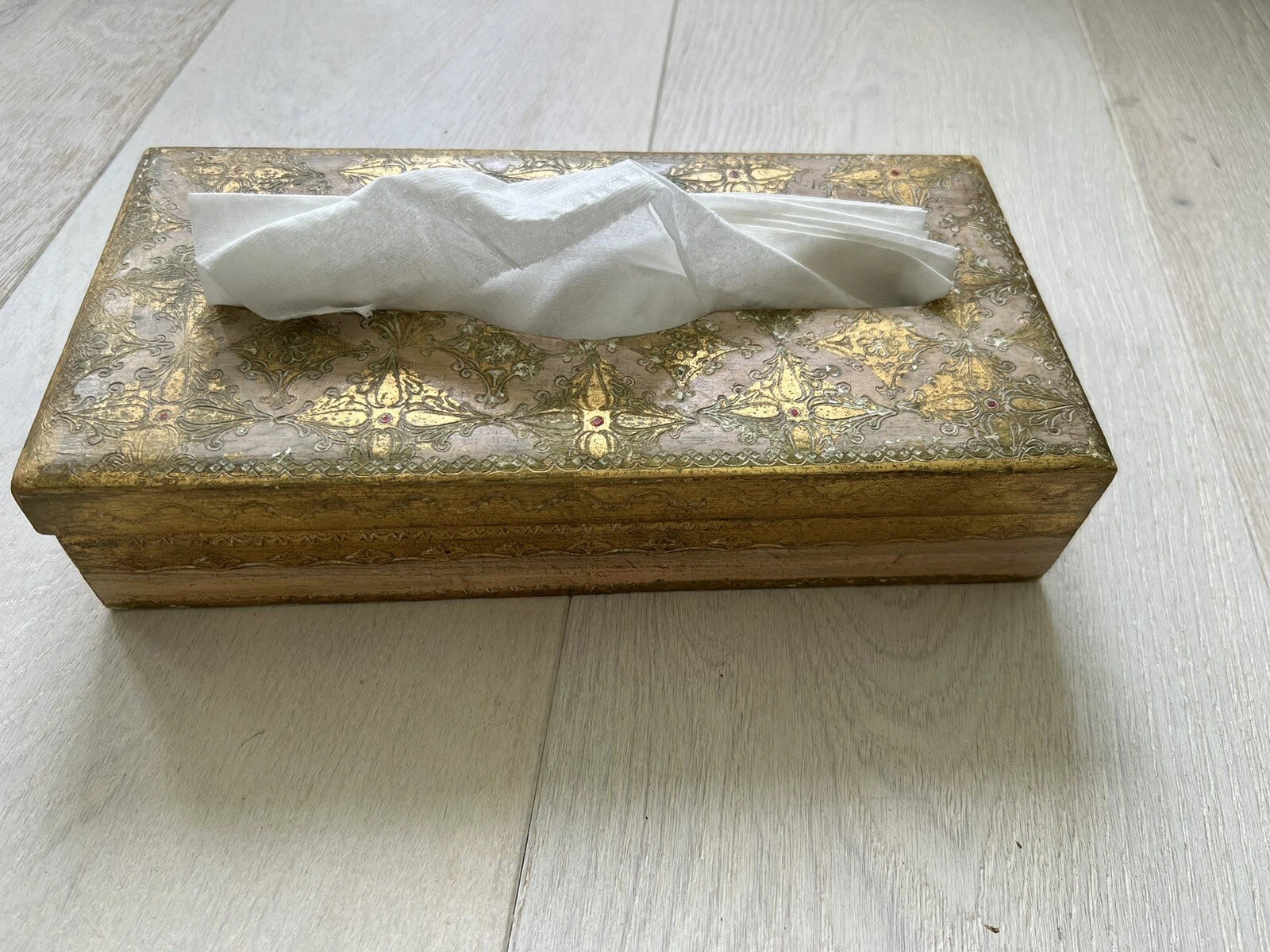 Pink Italian Florentine Tissue Box | eBay