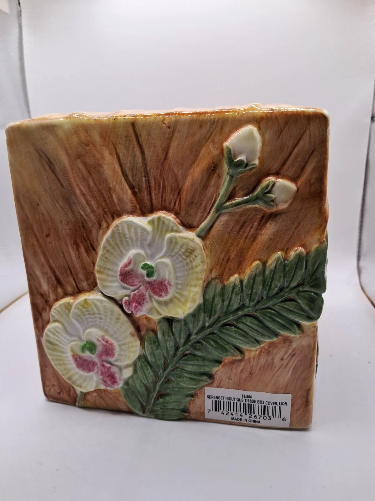 Fitz & Floyd Serengeti Ceramic Tissue Box Cover Lion Classics Boutique Jungle | eBay