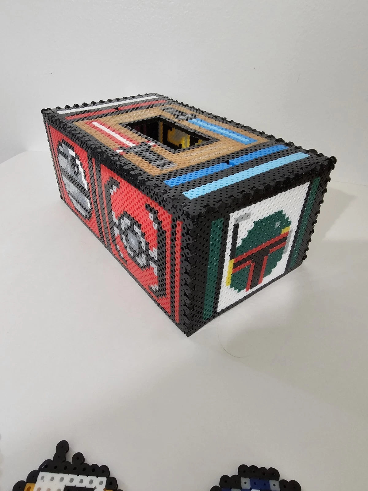 STAR WARS Tissue Box Cover - Perler Bead - RARE - R2D2, DARTH VADER, BB8, ETC | eBay