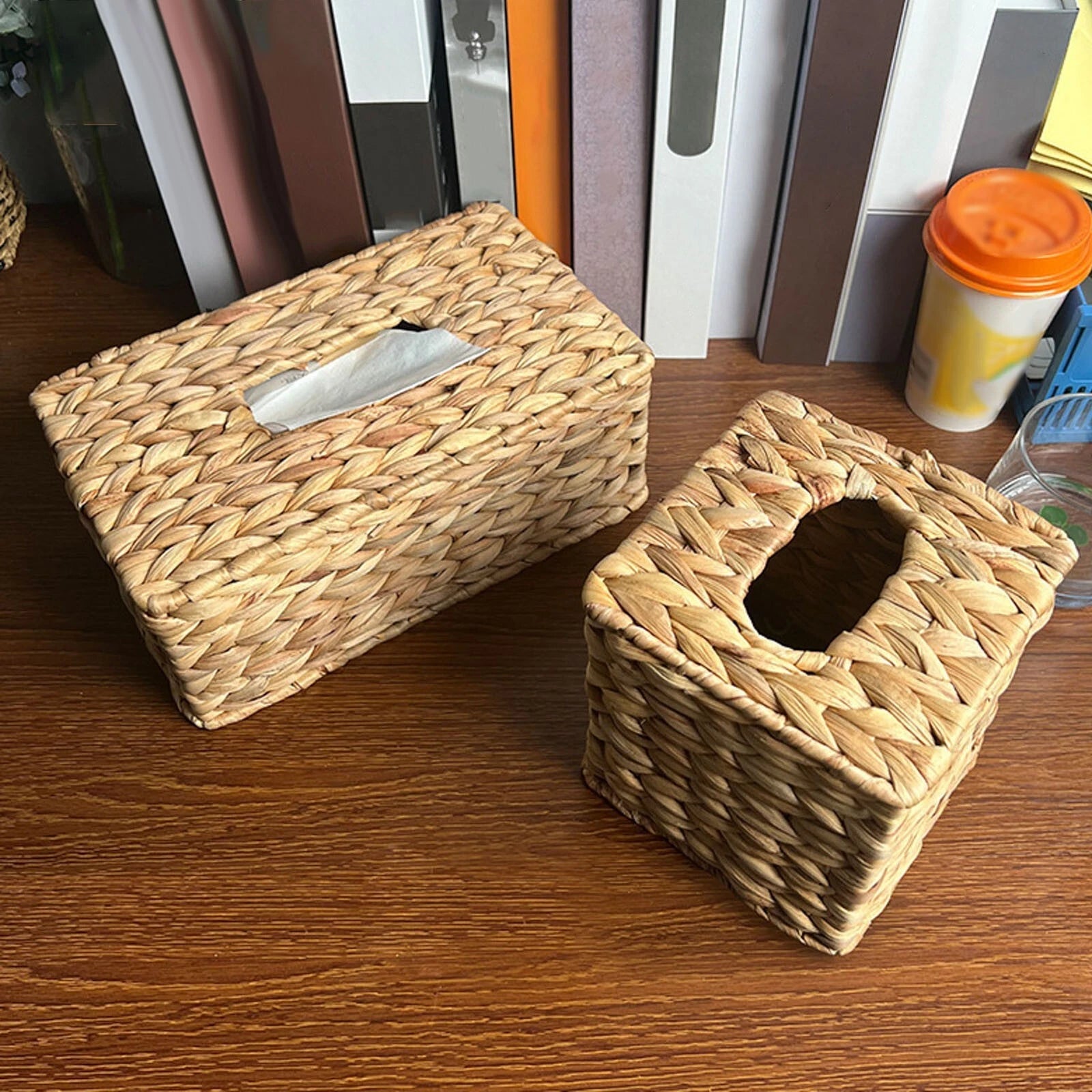 Rectangular Woven Tissue Box Decorative Seagrass Wicker Woven Tissue Box Holder | eBay