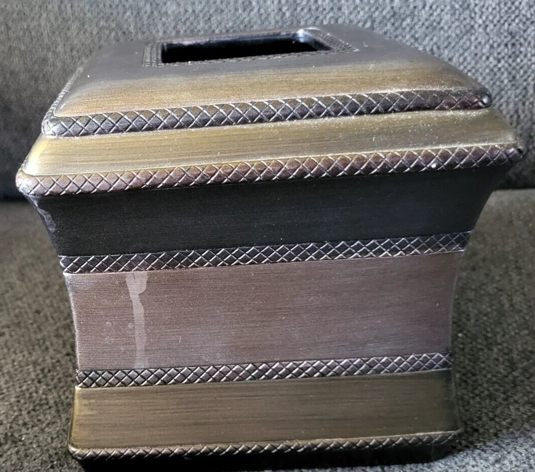 Facial Tissue Box Cover Bronze/Brown Finish | eBay