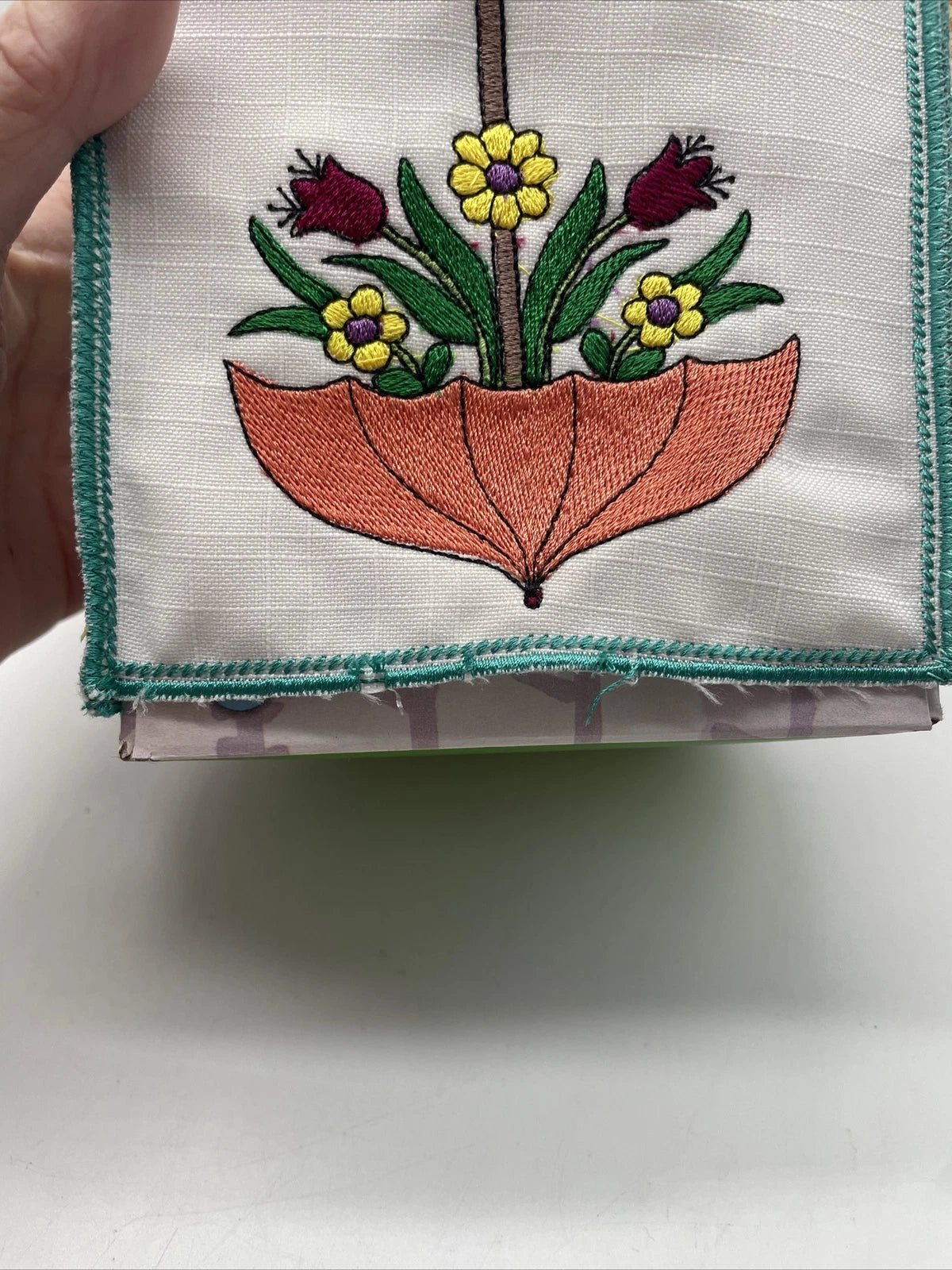 Cube Tissue Box Cover Hummingbird Butterfly Floral Flowers | eBay