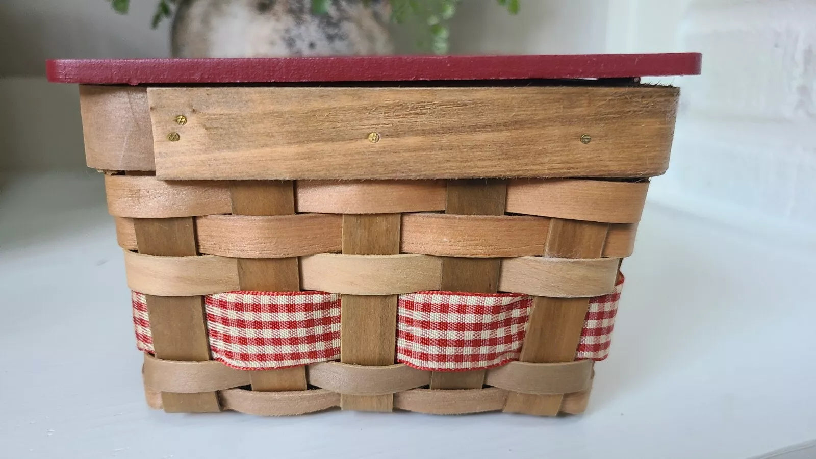 Set Of 2 Red White Star Tissue Box Rectangular & Square Hinged Tissue Box Holder | eBay