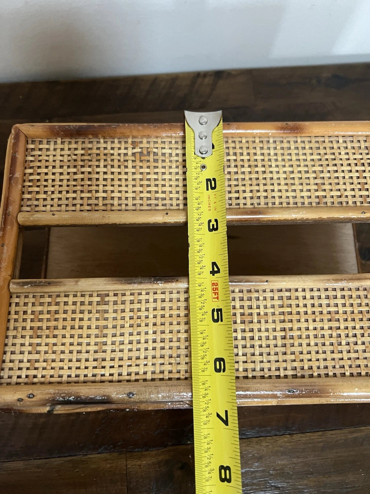 Vintage MCM Bamboo Wood Tissue Box Holder Sturdy Solid Piece | eBay