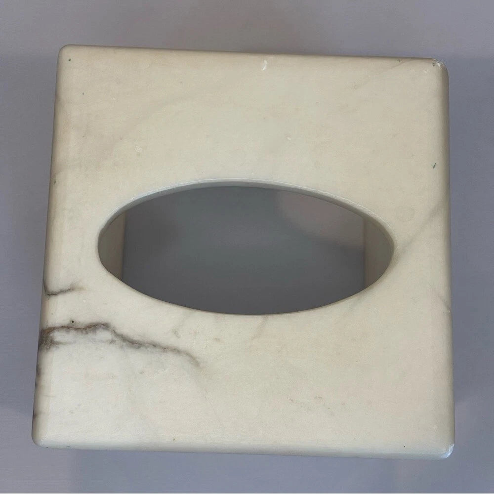 LABRAZEL Luxury Tissue Box/Tissue Cover Alisa Cream in Alabaster Made in Italy | eBay