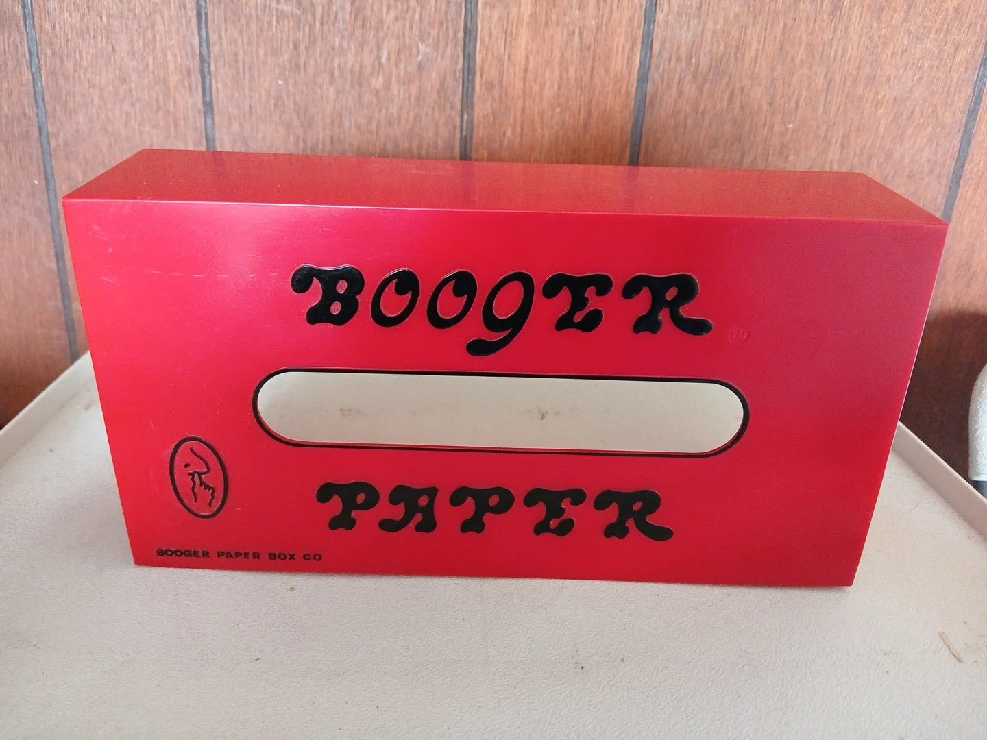 Vintage Booger Paper Tissue Box Cover Vintage Napkin Holder Case Gag Gift | eBay