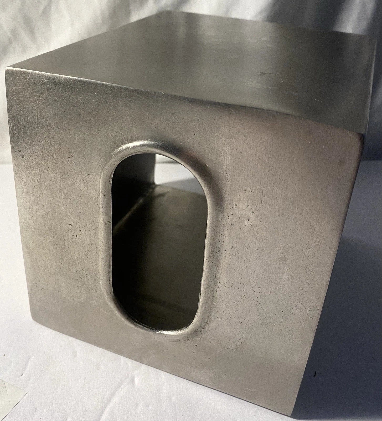 Silver Metal Tissue Box Cover With Design On 2 Sides | eBay