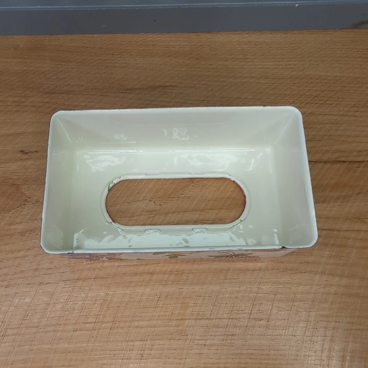 MacKenzie Childs Flower Market White Enamel Standard Tissue Box Holder Cover NWT | eBay