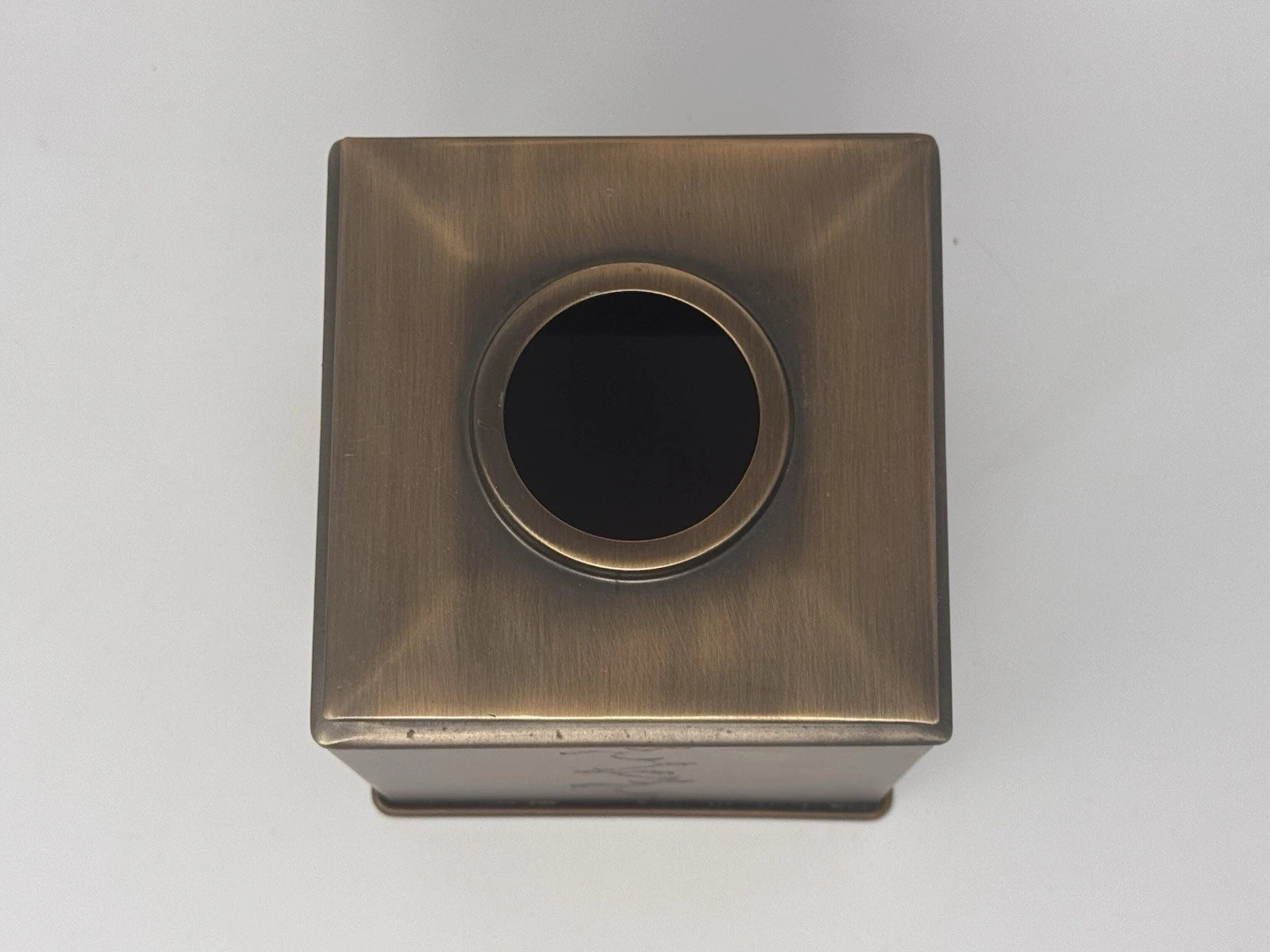 Thomas O’Brien Bronze Finish Tissue Box Cover Vintage Modern Embossed Vine | eBay