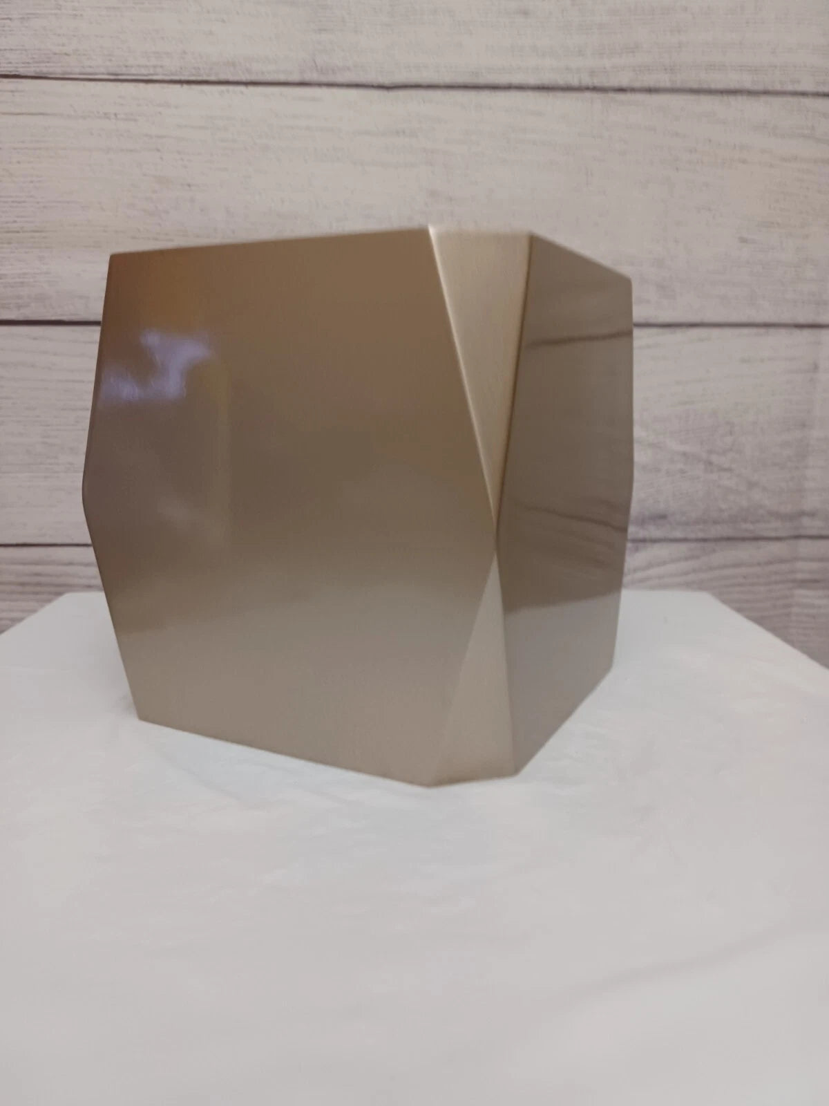 Taymor's Ice Gold Collection Square Boutique Tissue Box Cover | eBay