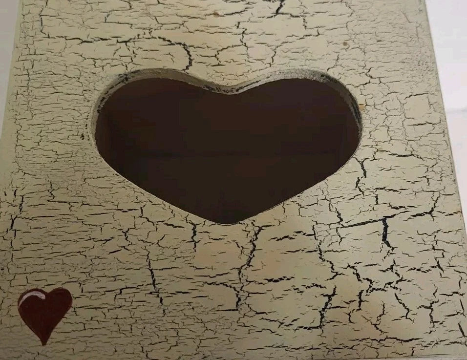 Raggedy Ann & Andy Square Wood Tissue Box Cover Hand Painted HEART SHAPE SLOT | eBay