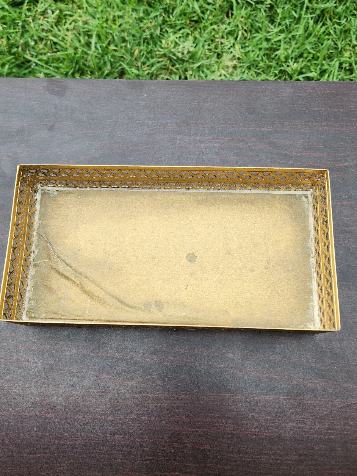 Hollywood Regency Gold Filigree Tissue Box Cover Vintage Fall Home Accent | eBay