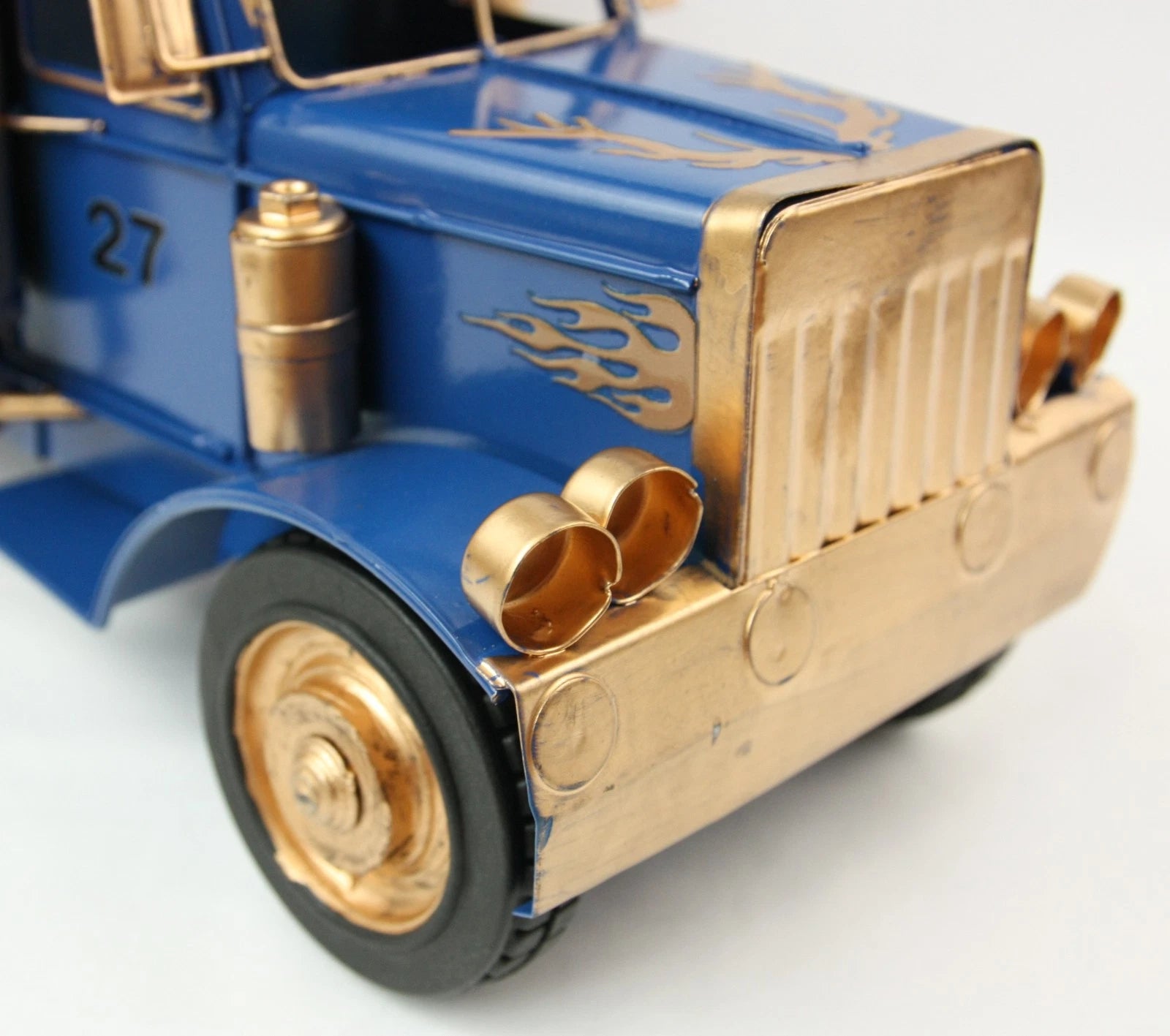 NEW Handcrafted Metal Trailer Truck Big Rig Tissue Box Holder Dispenser Cover | eBay